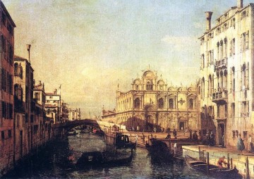 La Scuola de San Marco urbain Bernardo Bellotto Peinture à l'huile